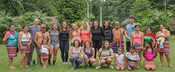 intern blog foto with the Tsachila culture