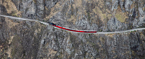An excrsion to the devil's nose train ride for Yanapuma Spanish School students