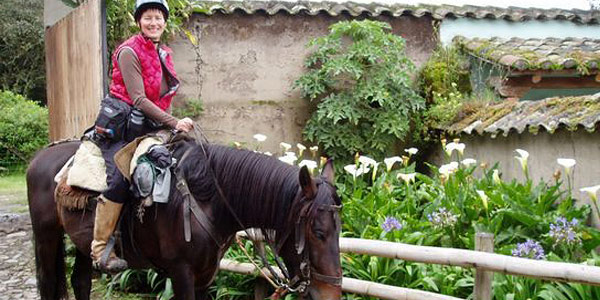 horseback adventure from one hacienda to another in the Andes