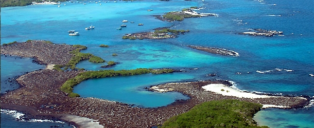 boat tour to a Galapagos Island
